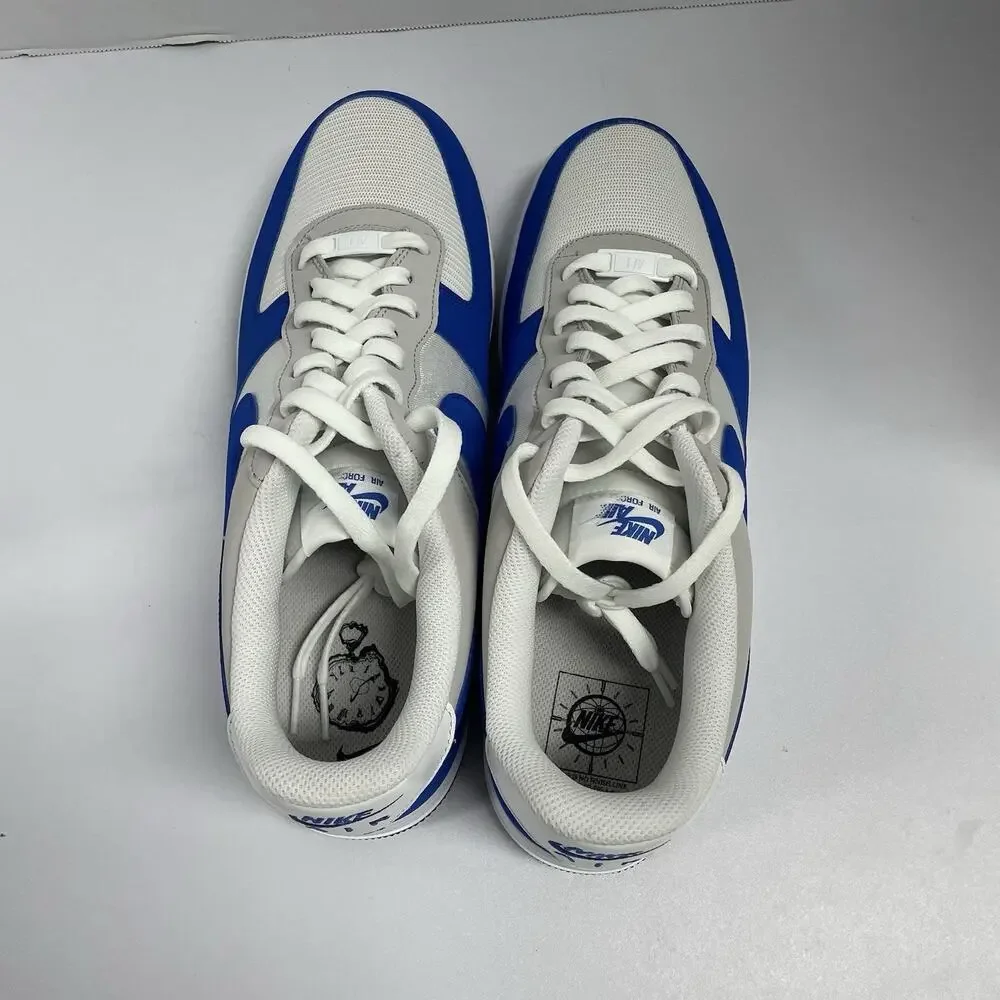 Nike Air Force 1 Low Royal Air Max 1 FJ5471 121 Size 13 White Blue Air Max 1
